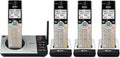 DECT 6.0 4-Handset Cordless Phone for Home - Long Range Call Blocker