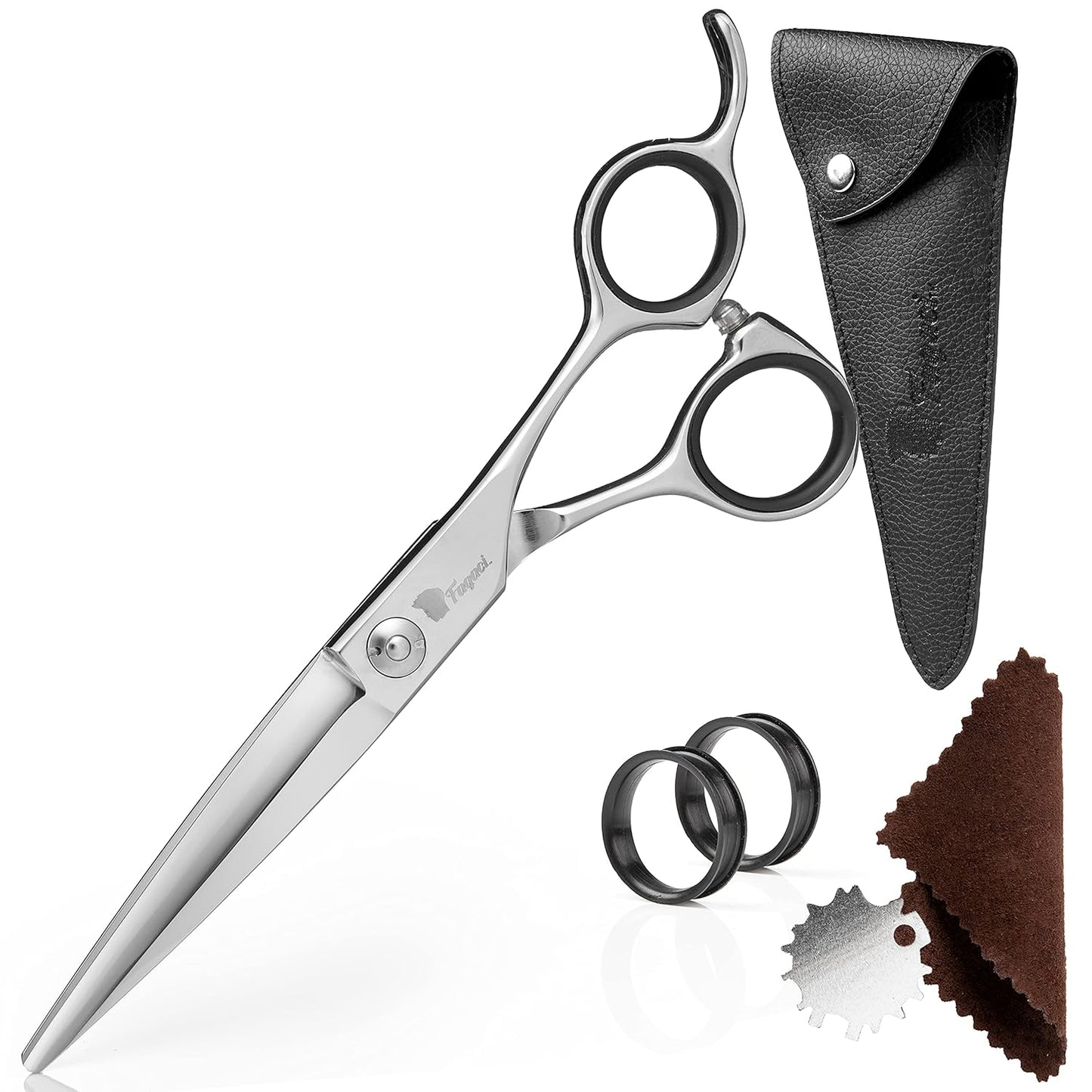 Professional Hair Scissors 6 Inch Straight for Precision Cuts