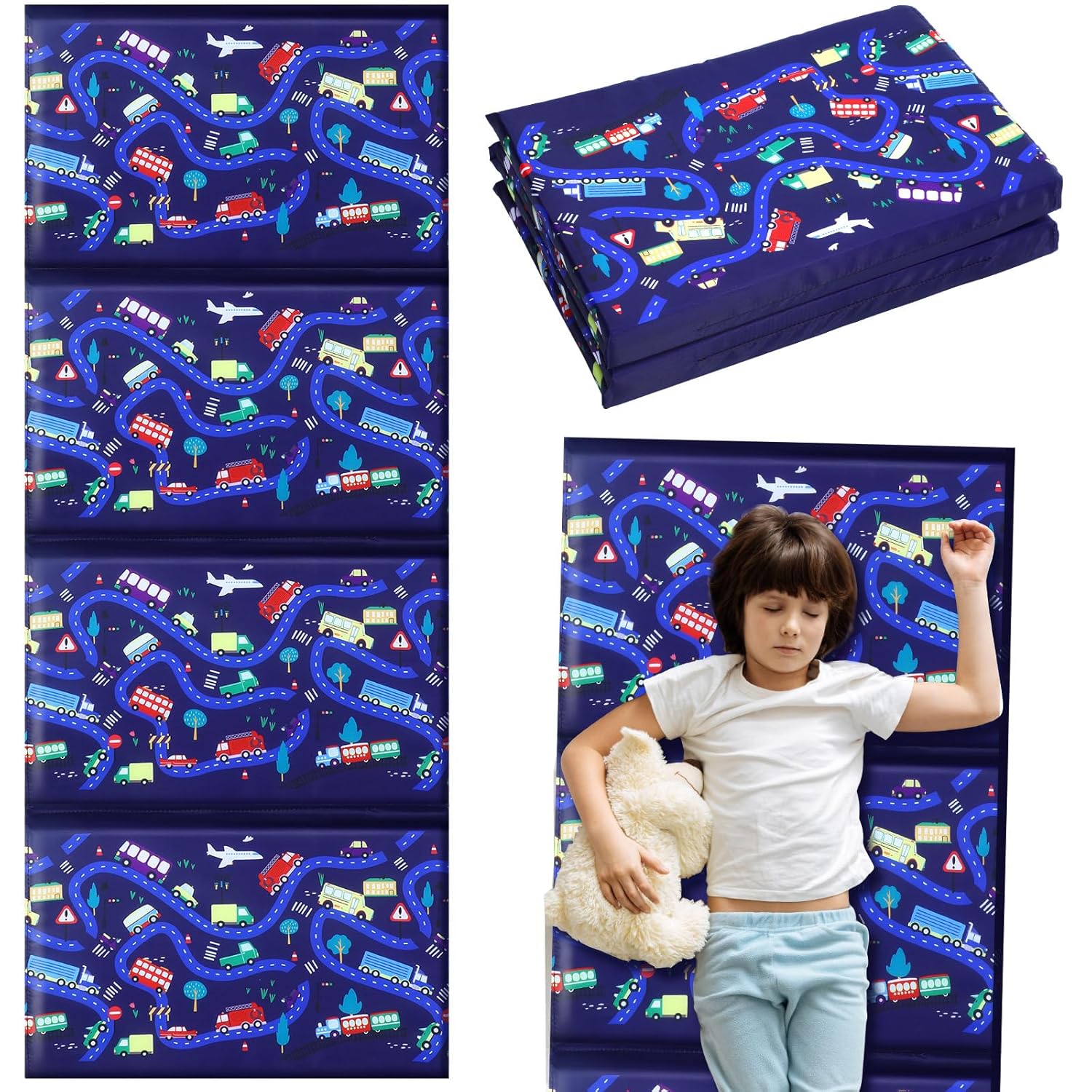 Shellwei Vinyl Nap Mat for Kids - Perfect for Daycare & Travel