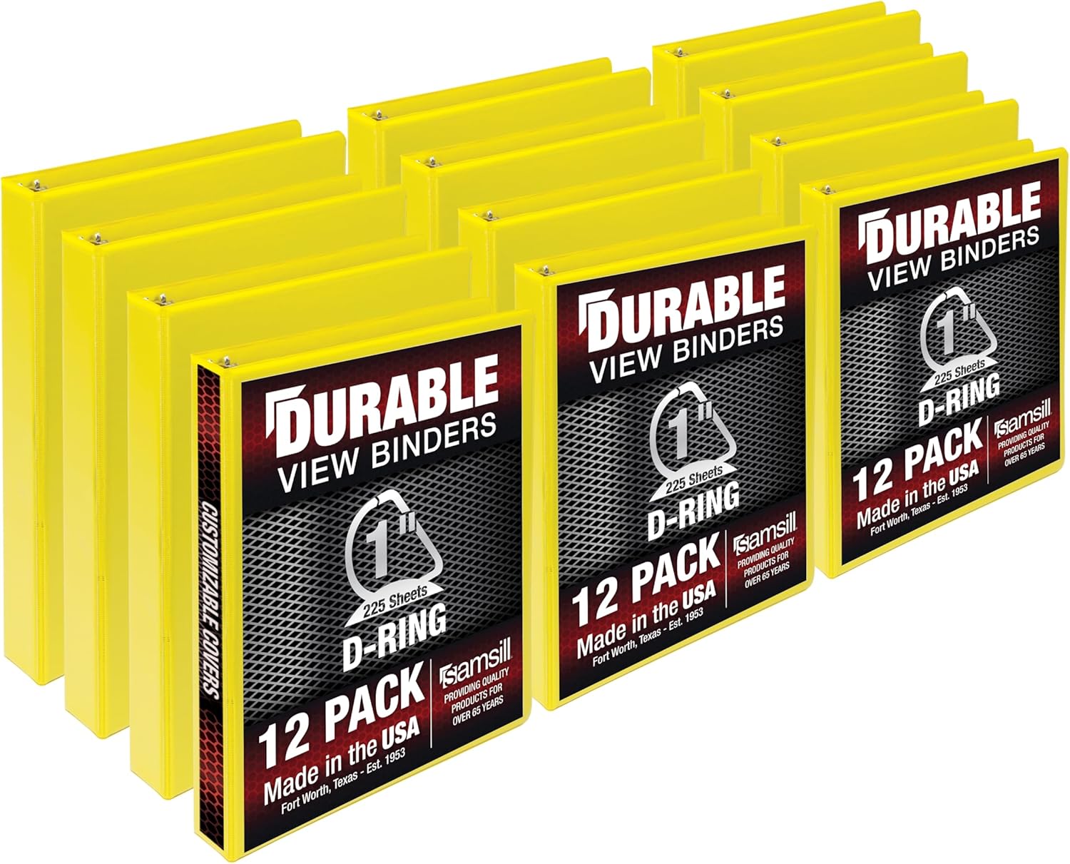 Durable 1 inch D Ring Binder for School and Office Use