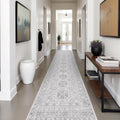 3x14 Runner Rug Kitchen Washable - Low Pile Non Slip Hallway Runner