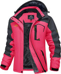 MAGCOMSEN Womens Ski Jacket Waterproof Insulated Snow (Style KTQM)