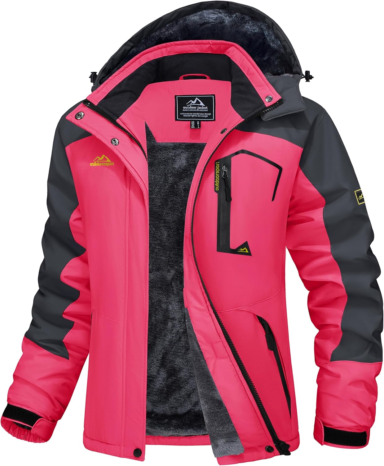 MAGCOMSEN Womens Ski Jacket Waterproof Insulated Winter Coats