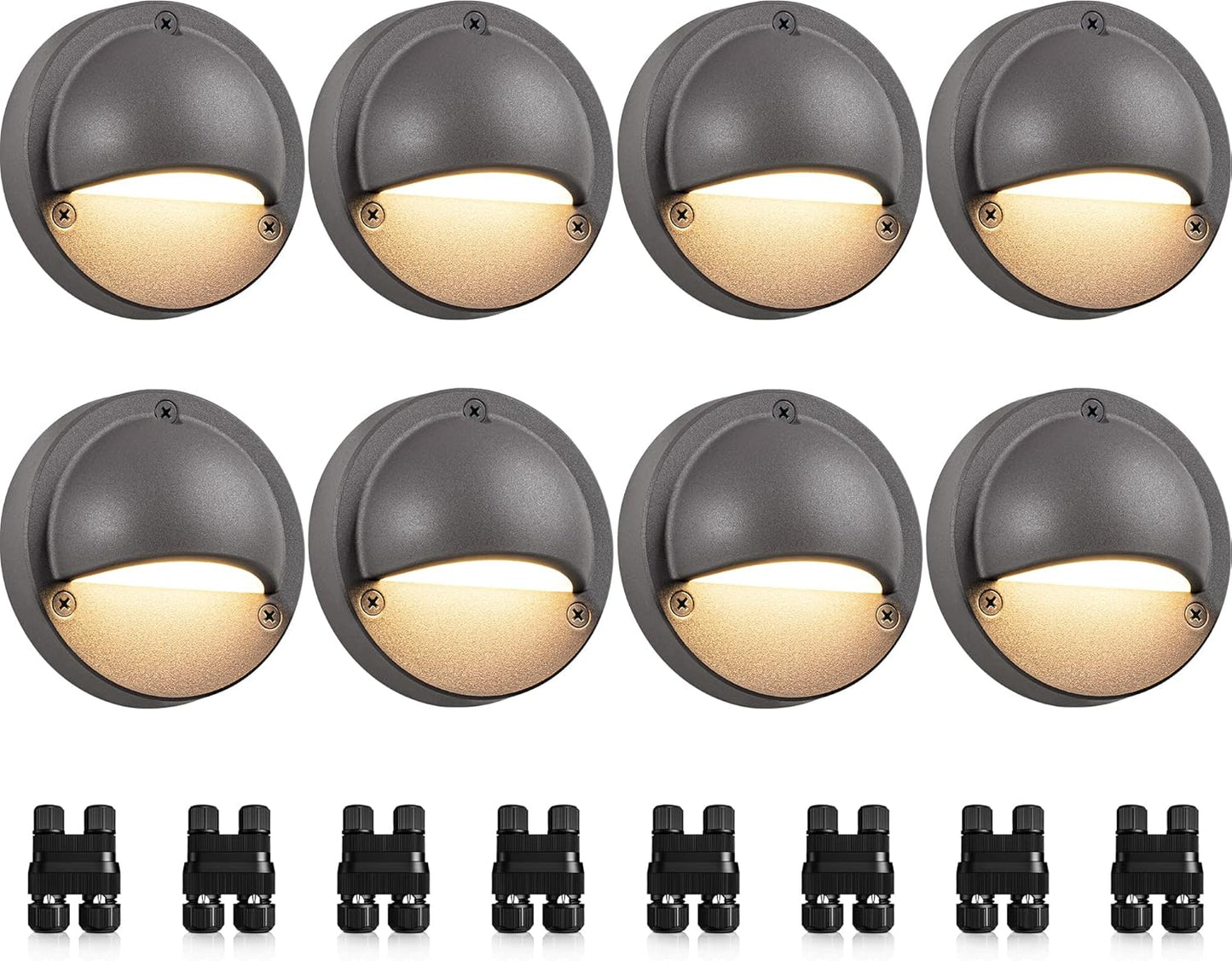 SUNVIE Low Voltage Deck Lights for Outdoor Accent Lighting