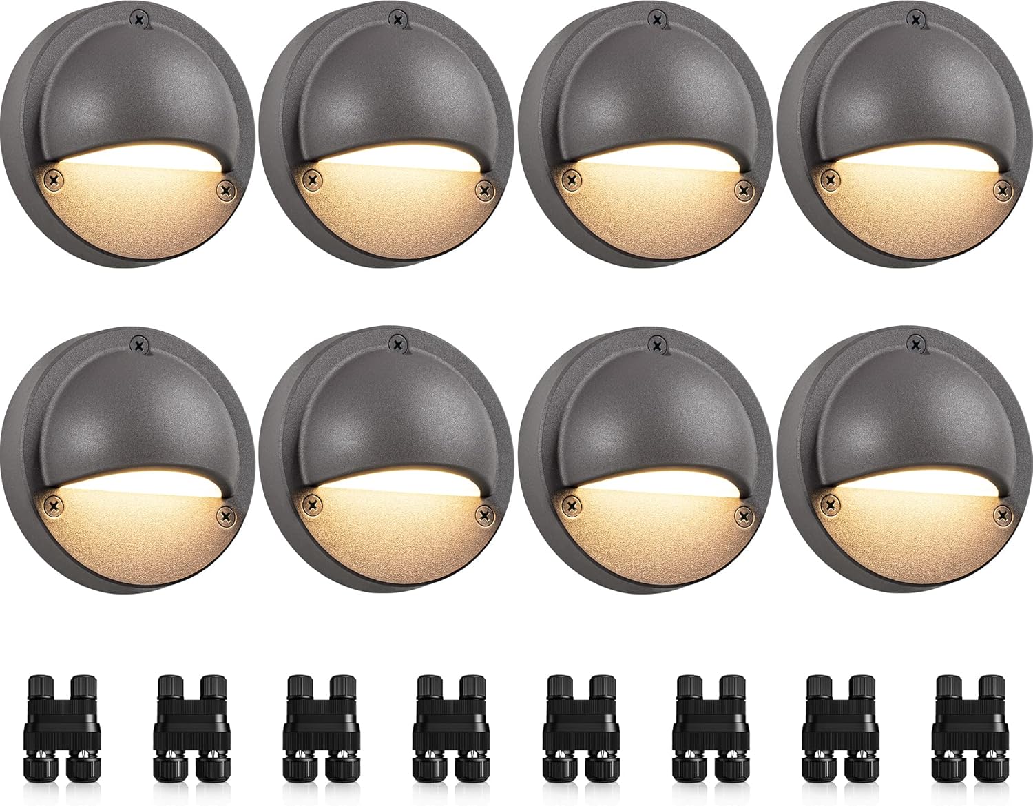 SUNVIE Low Voltage Deck Lights for Outdoor Accent Lighting