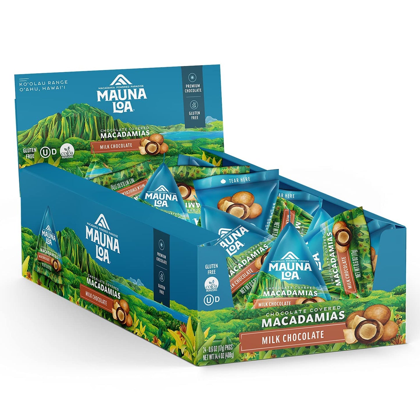 Mauna Loa Milk Chocolate Covered Macadamia Nuts - 24 Pack