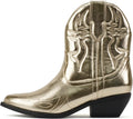 Soda Women Cowgirl Western Stitched Ankle Boots - Pointed Toe Short 75