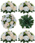 Flower Balls Wedding Rose Centerpieces 6 Pcs - Ready-to-Use Table