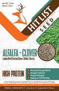 HIT LIST SEED 10 lb Alfalfa & Clover Food Plot Mix - Perennial