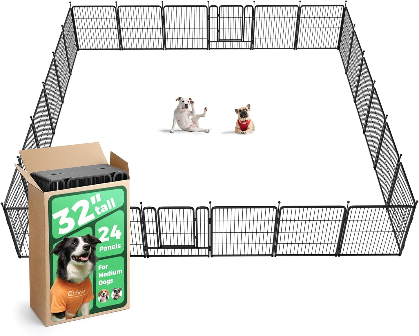 FXW Rollick Unleashed Dog Playpen for Indoor and Outdoor Use