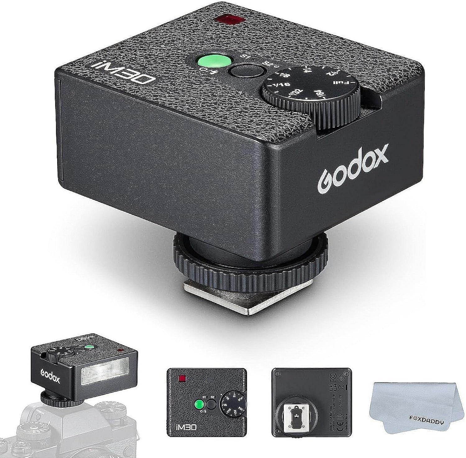 Godox IM30 Mini Flash for Canon Nikon Fuji Sony - Compact Speedlite