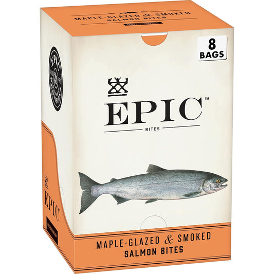 EPIC Salmon Bites - Wild Caught Protein Snack for Anytime
