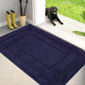 Dirt Trapping Door Mat 34 in x 59 in Navy Blue - Low Profile Entry Rug