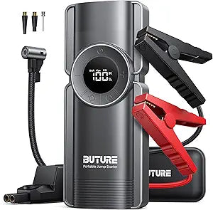 Portable Car Jump Starter with Air Compressor for Emergencies