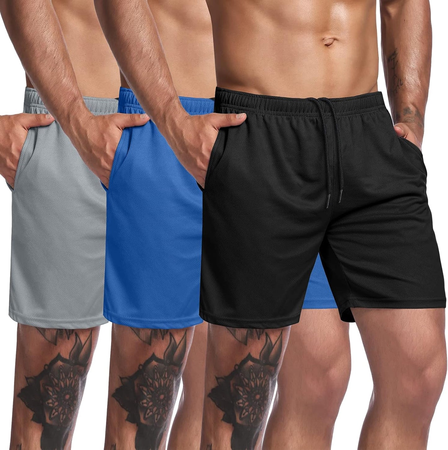 COOFANDY Men's 3 Pack Workout Gym Shorts for Ultimate Comfort