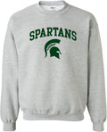 NCAA Arch Logo Team Color Crewneck - Comfortable College Sweatshirt