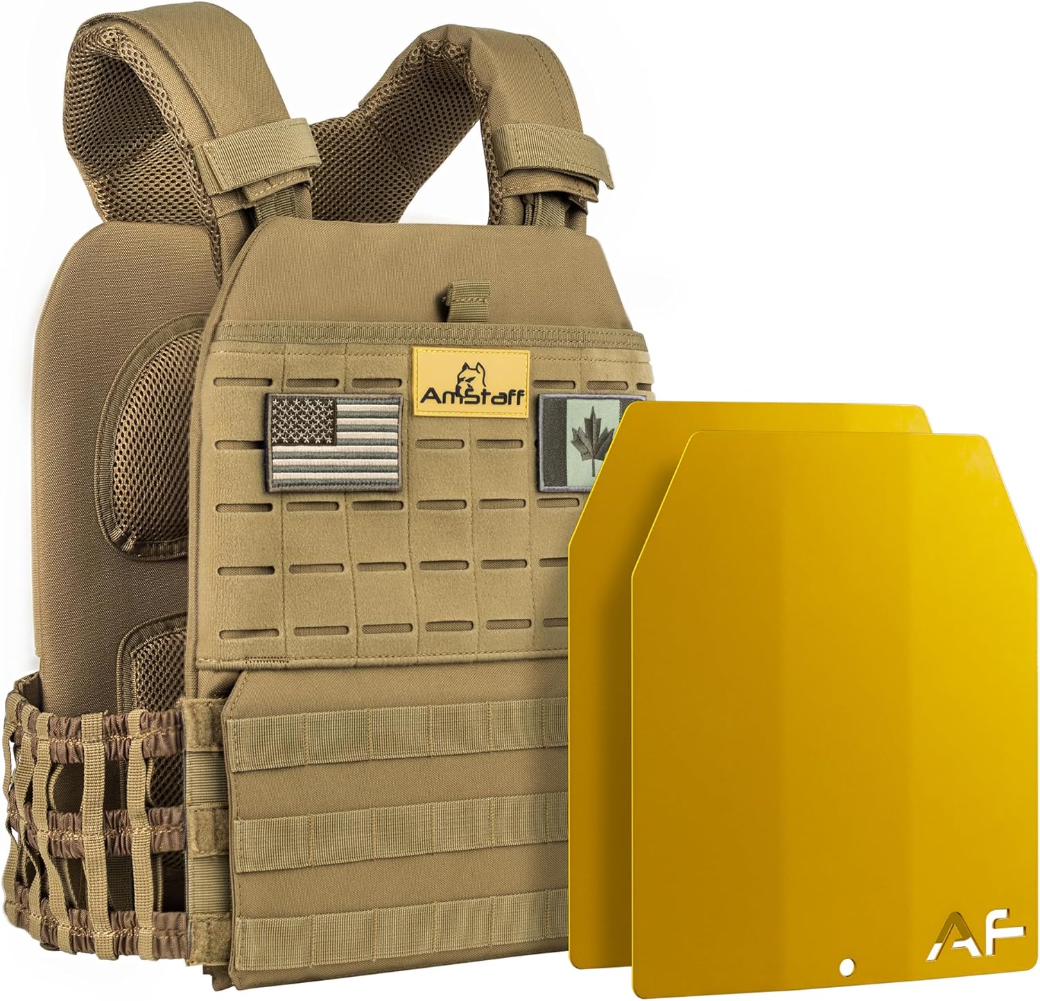 Amstaff Tactical Weighted Vest for Fitness and Strength Training