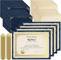 Fainne 100 Sets Certificate Paper Kit Single Sided Awards Holder