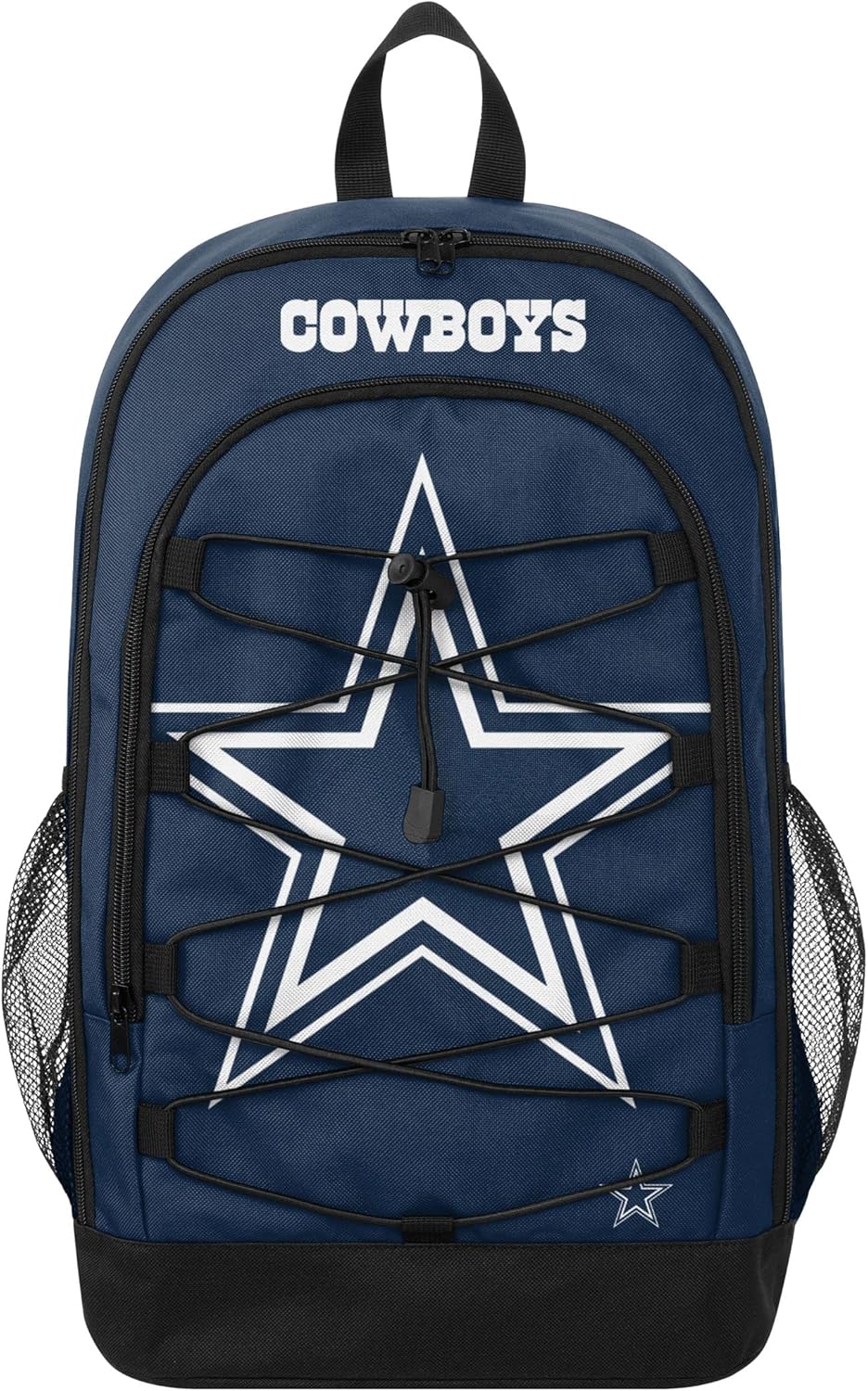 Dallas Cowboys NFL Big Logo Bungee Backpack for Fans and Students