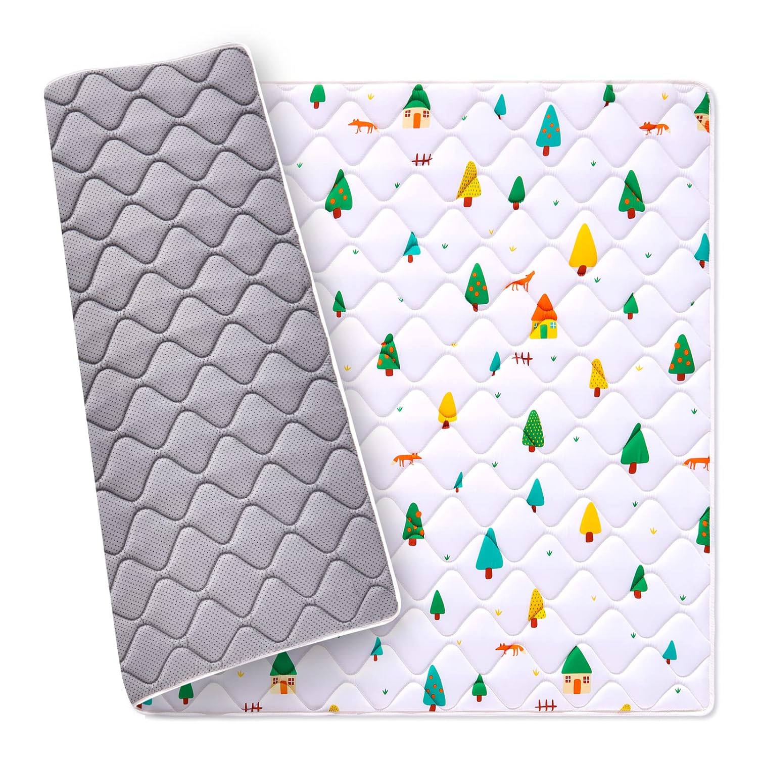 Soft Thick Baby Play Mat - 50 X 50 - Machine Washable