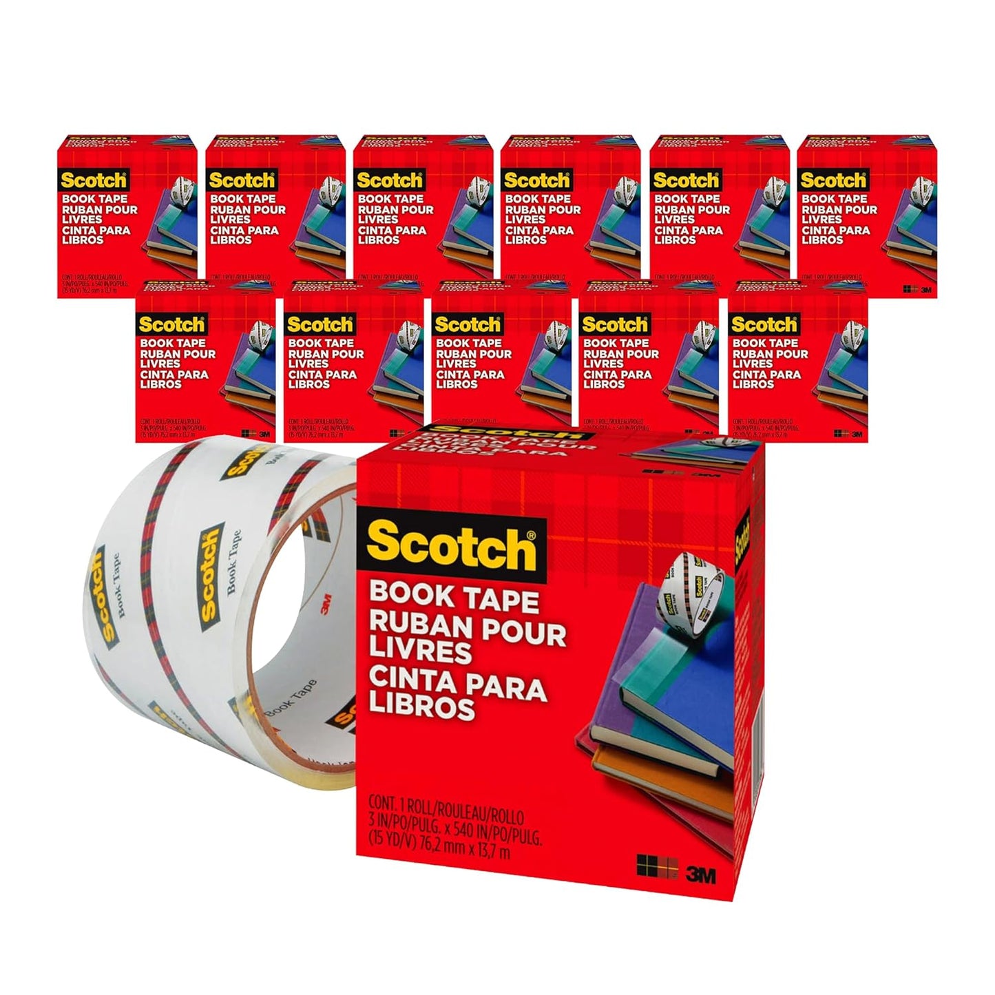 3M Scotch 845 Book Tape for Document Protection and Repair