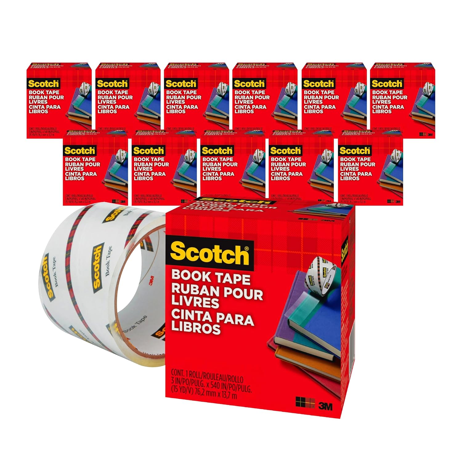 3M Scotch 845 Book Tape for Document Protection and Repair