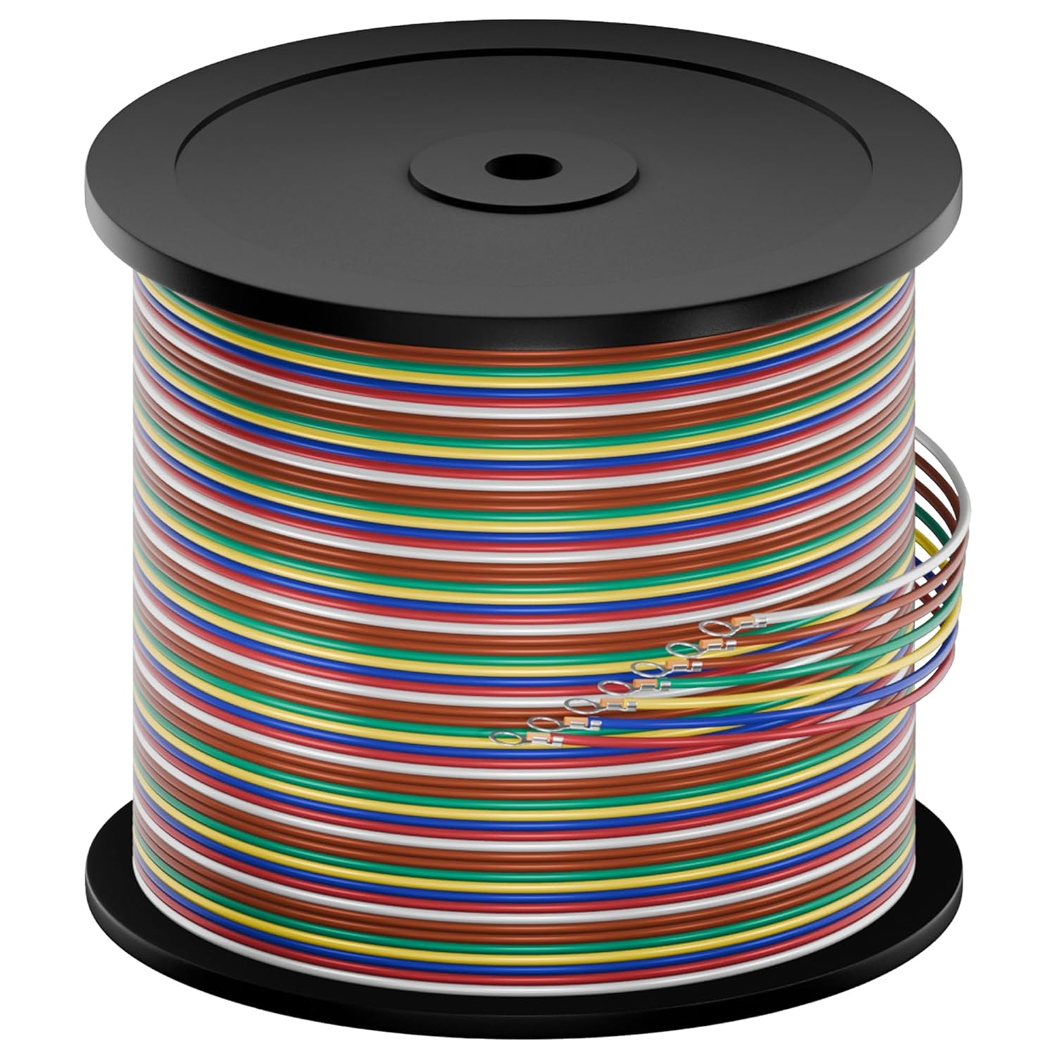 400Ft 16AWG CCA 7-Wire Trailer Wiring Spool for Easy Use