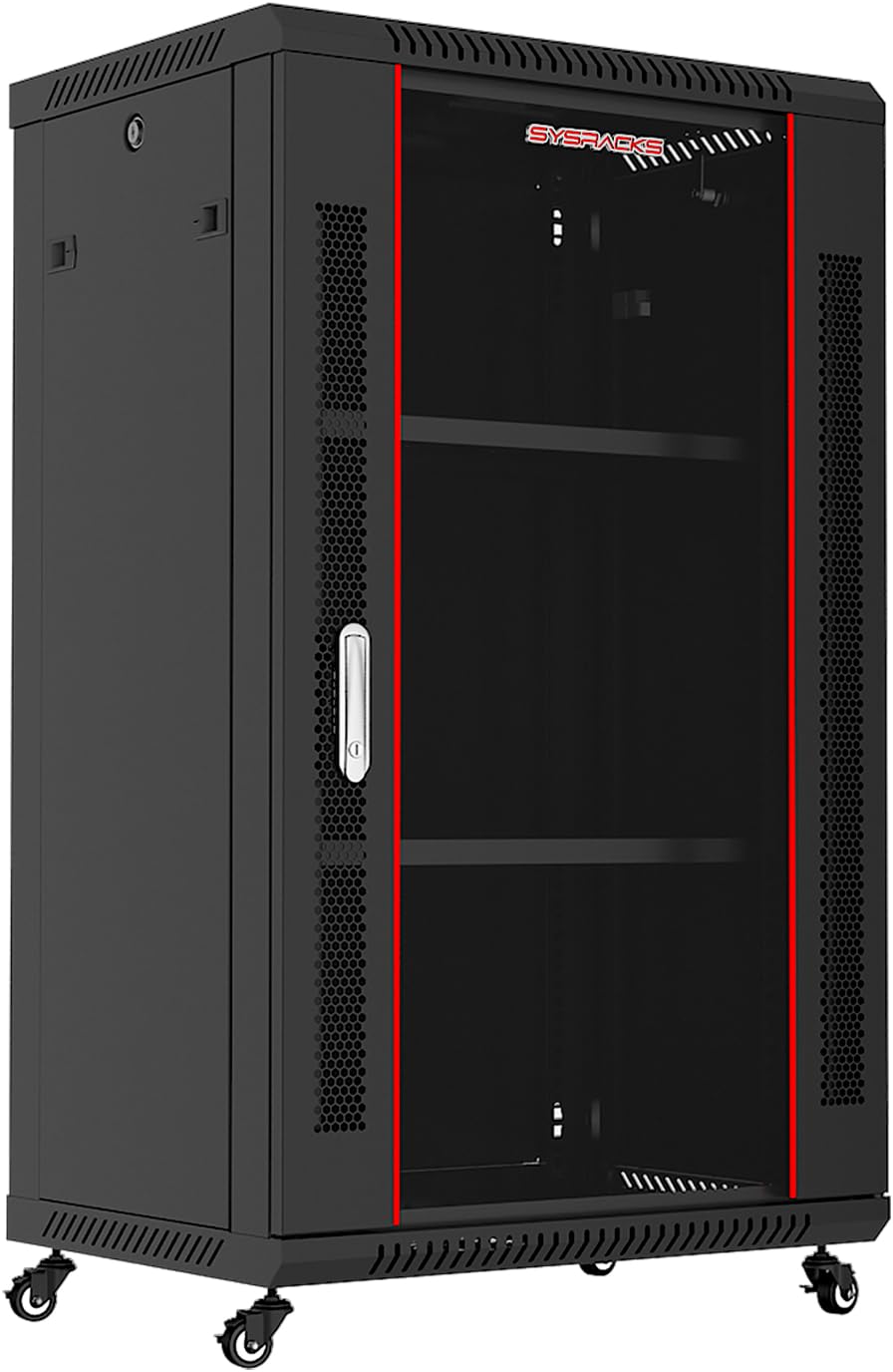 18U Server Rack - Wall Mount Networking Cabinet for IT Needs