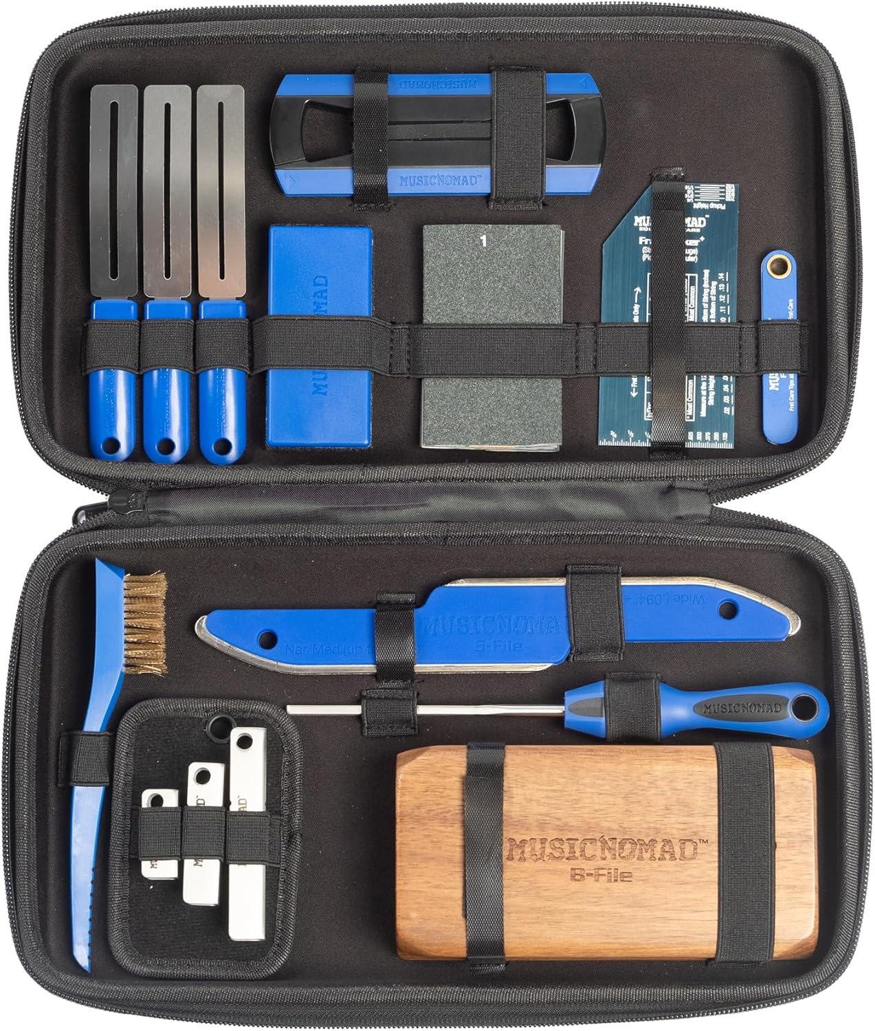 MusicNomad Premium Guitar Tech Fret Tool Set - 18 pc. Kit