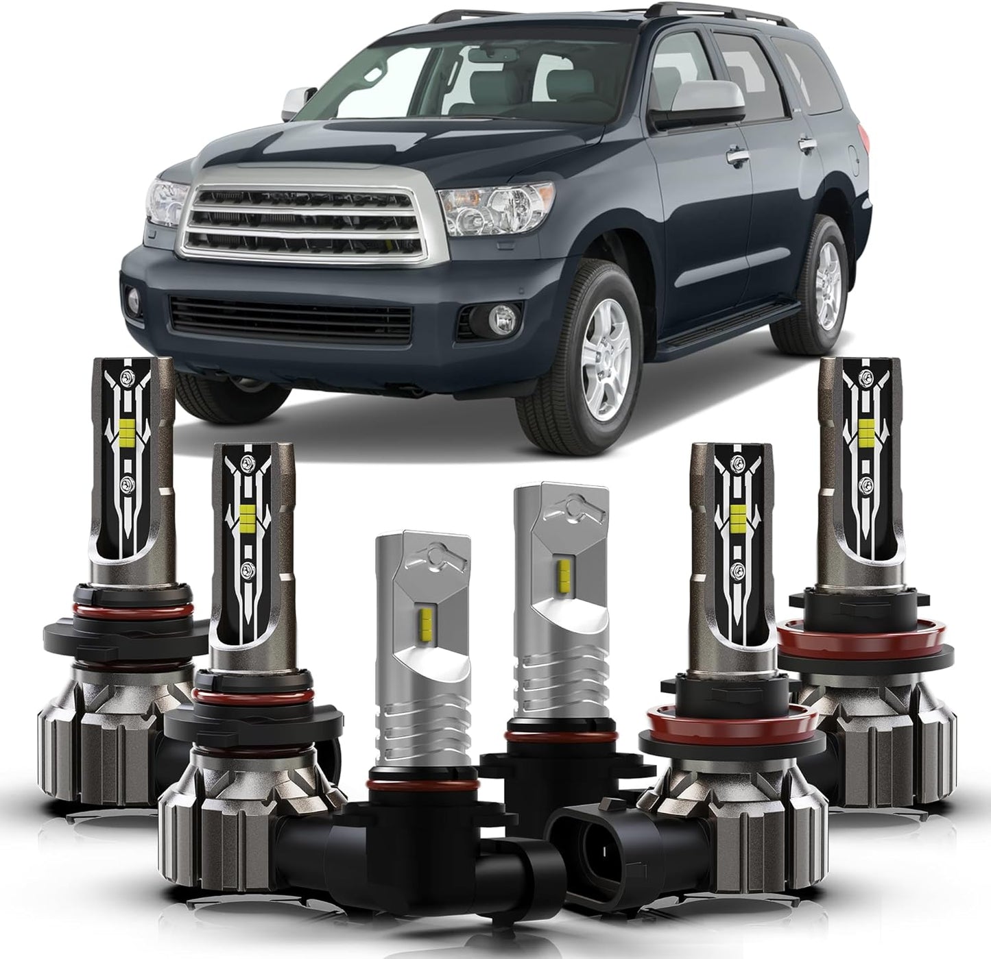 RAMHORN Light Bulbs for 08-18 Sequoia - Brightness Upgrade