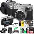 FUJIFILM X100VI Digital Camera Silver - Compact 40MP Rangefinder-style