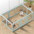 Clear Acrylic Dog Playpen Indoor - Foldable 10 Panel Playpen