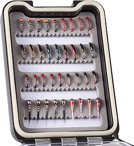 BASSDASH Fly Fishing Flies Kit for Trout and Bass Enthusiasts