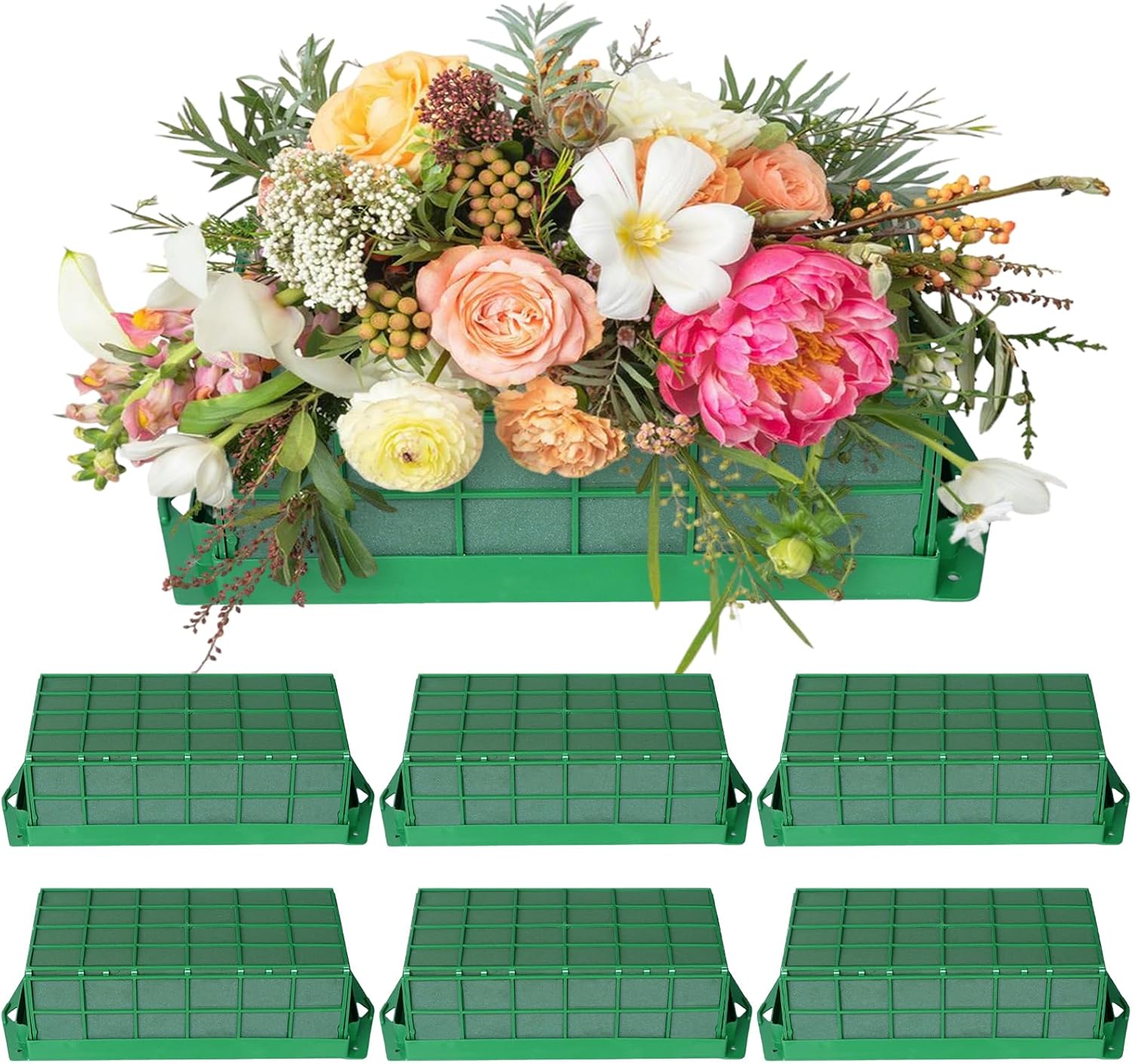 6PCS Floral Foam Cage for Elegant Flower Arrangements and Decor