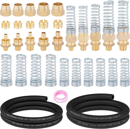 30PCS Air Hose Male Connector Fittings for Trucks and Trailers
