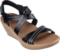 Skechers Beverlee Delicate Glow Sandal - Lightweight Cushioned Wedge