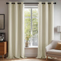 Blackout Curtains for Bedroom 42W x 84L in Beige - Light Control