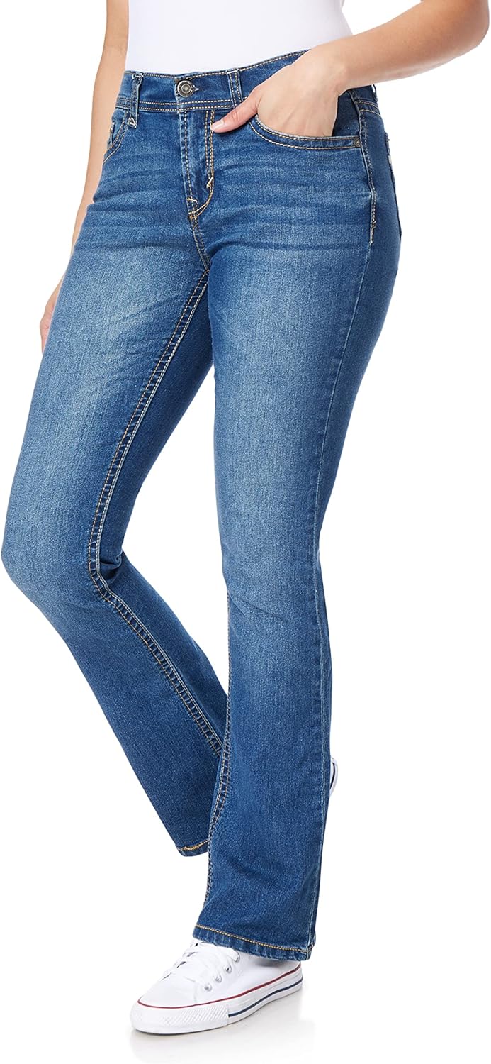 WallFlower Women's Legendary Bootcut Mid-Rise Jeans for All