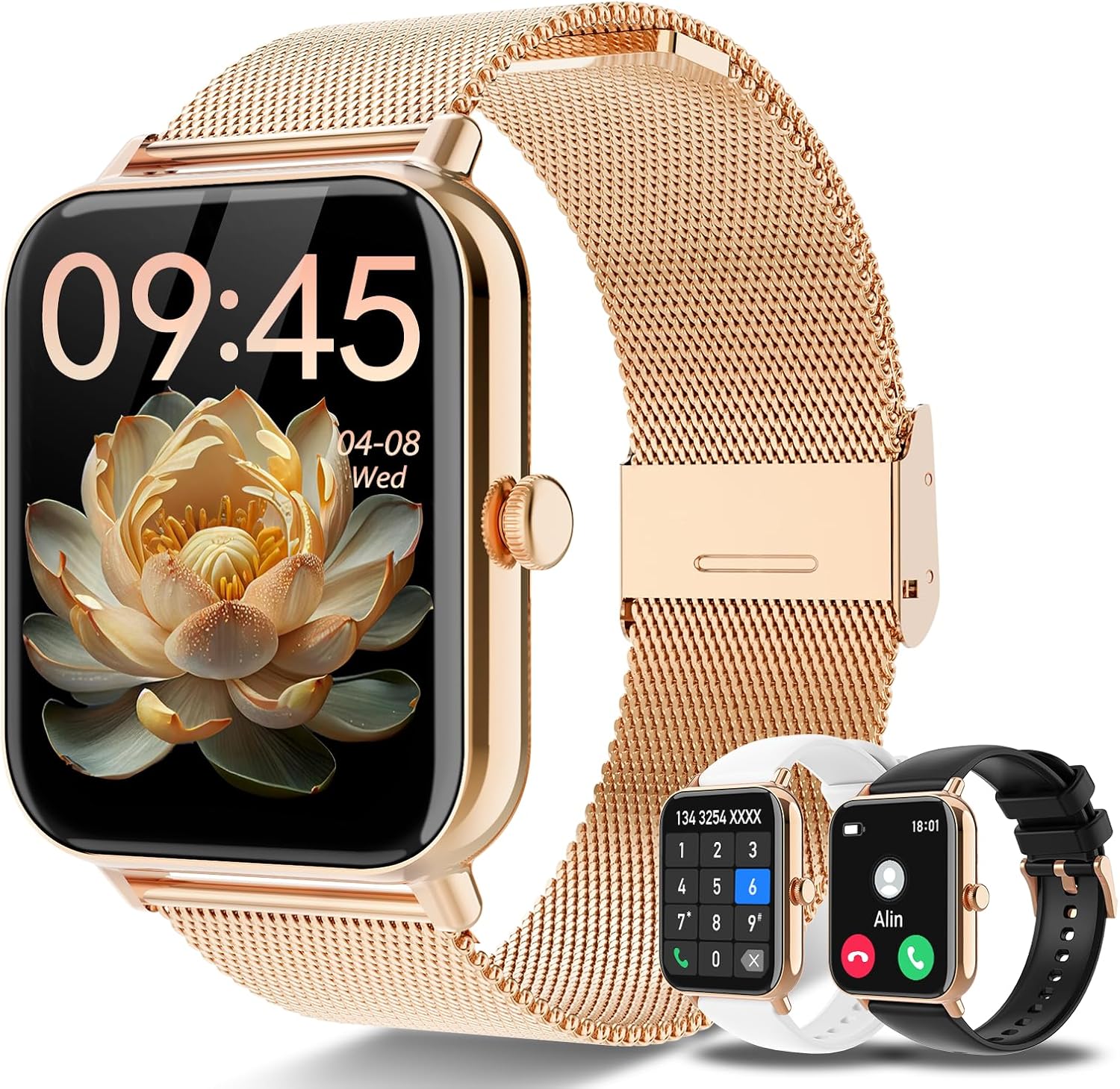 AI Voice Control Smart Watch with Call Function