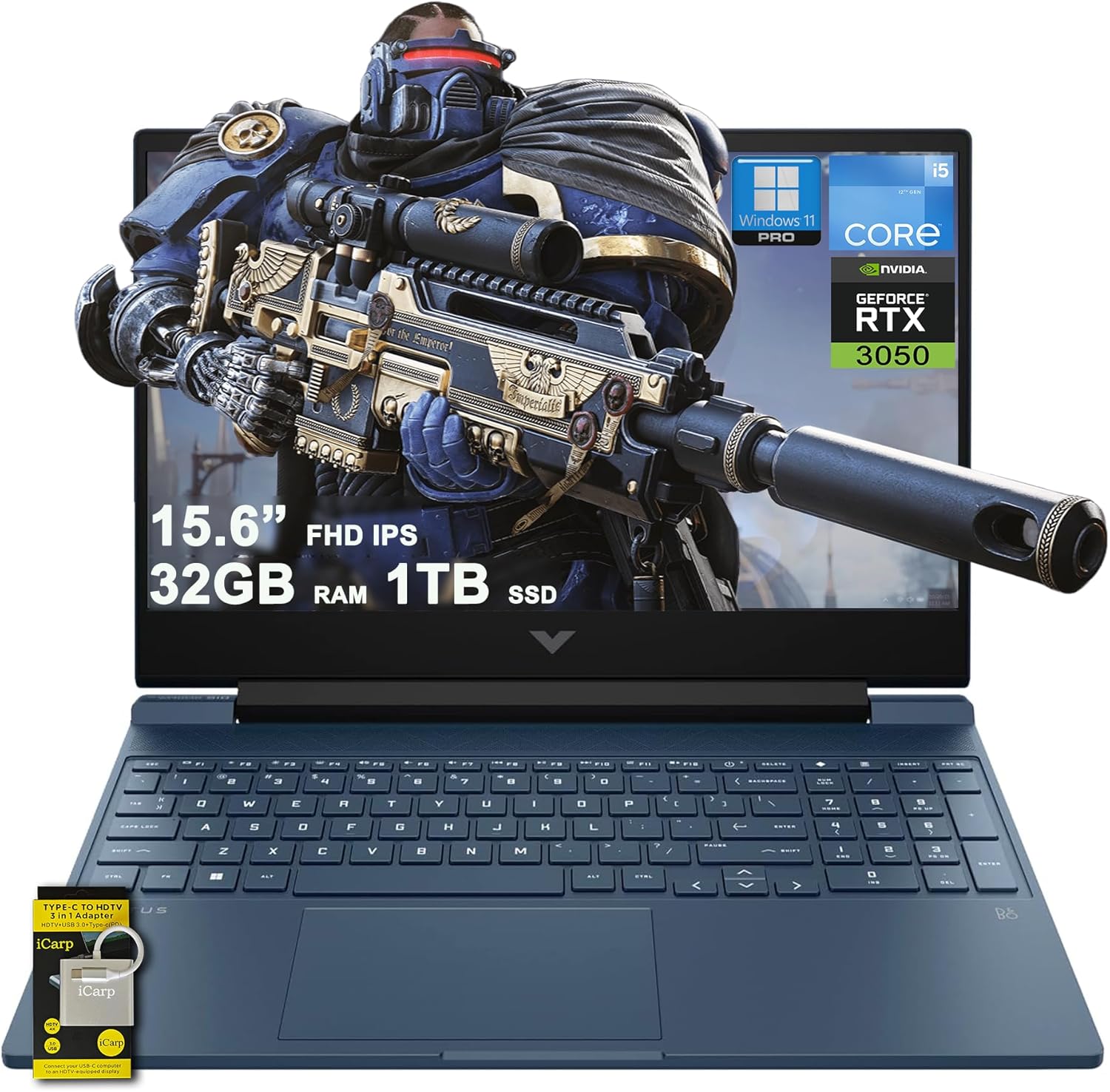 HP Victus 15 Gaming Laptop with 32GB RAM and 1TB SSD Power