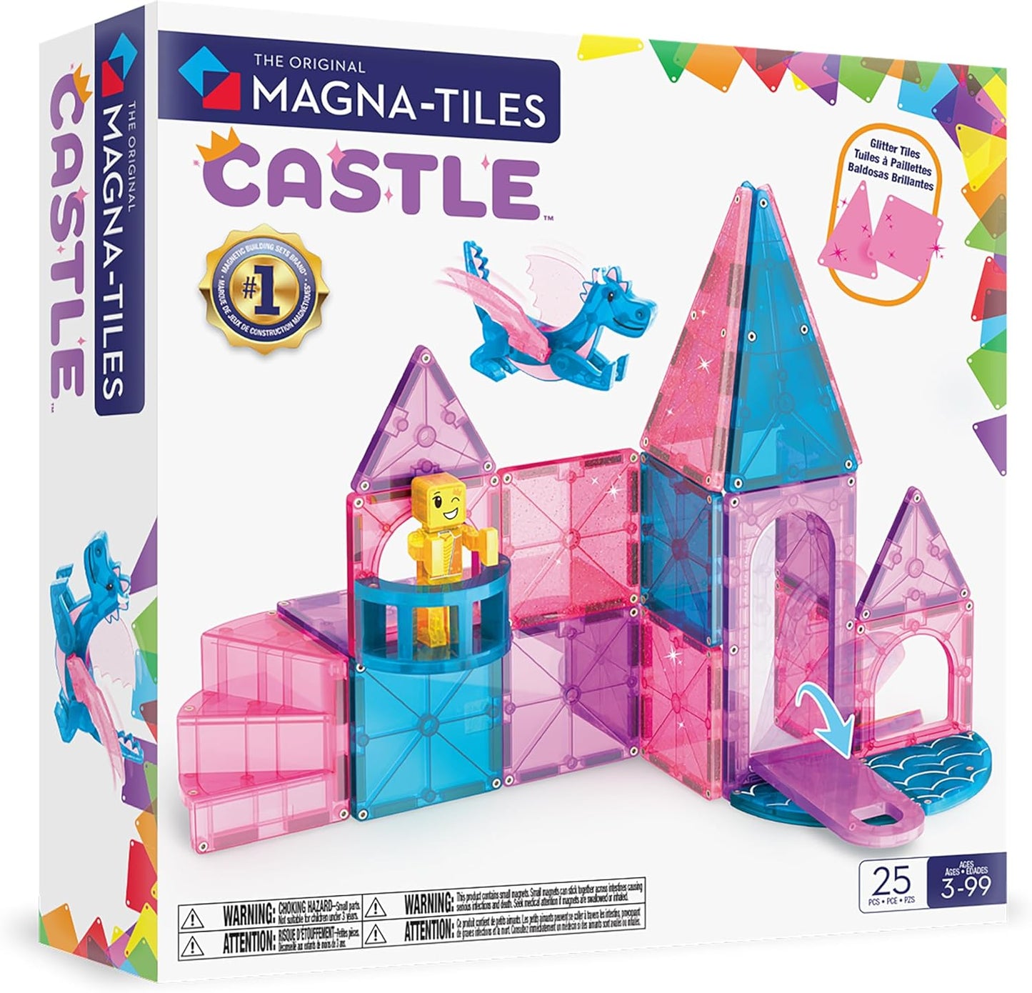 MAGNA-TILES Castle 25-Piece Magnetic Construction Set Review