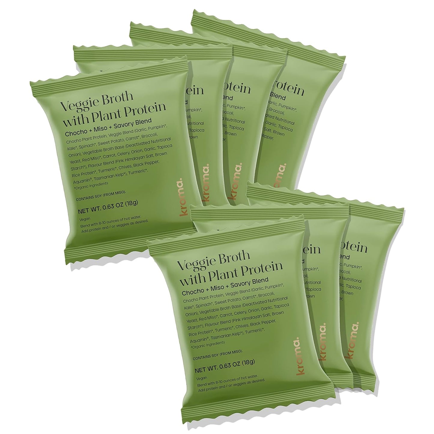 Kroma Vegan Vegetable Broth Powder for Nourishing Soups & Stews