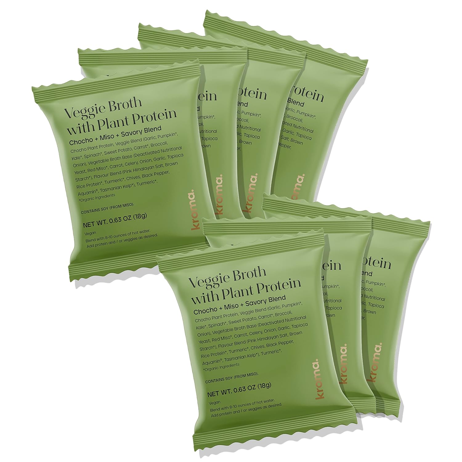 Kroma Vegan Vegetable Broth Powder for Nourishing Soups & Stews