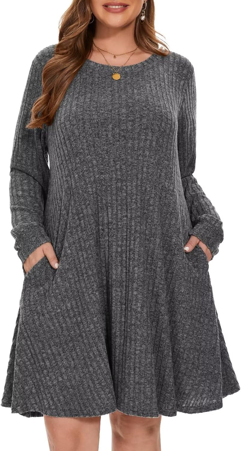 BELAROI Plus Size Sweater Dress for Fall and Winter Outfits