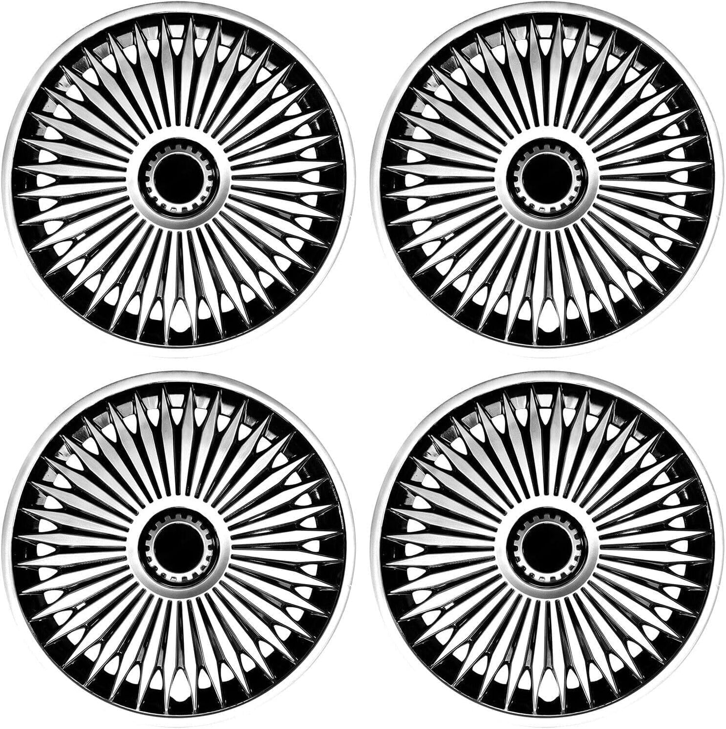 17 Inch Wheel Cover Set of 4 for Iron Rims - Durable Hubcaps