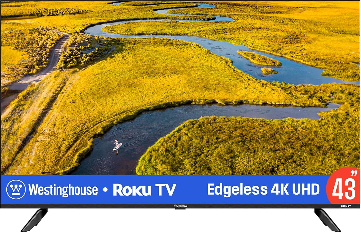 Westinghouse Edgeless 43 Inch 4K Smart TV with HDR 10 Features