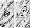 NHL Marble Carolina Hurricanes Leather Wallet Case for iPad 9.7
