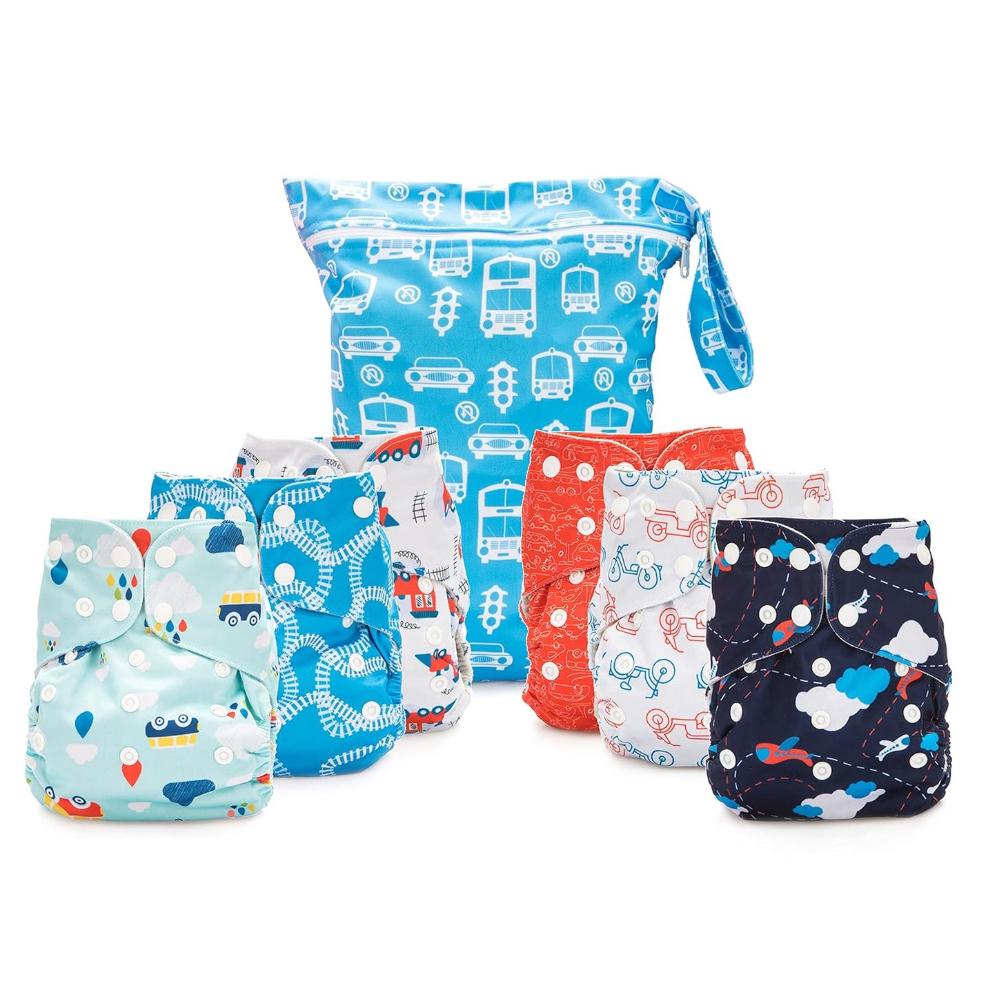 Reusable Cloth Diapers Set for Eco-Friendly Babies