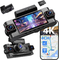 4 Channel Dash Cam with 360 View and 4K Clarity for Safety