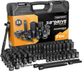 TIGHTSPOT 3/8ft Drive 71pc Impact Socket Master Set - Durable 90-Tooth